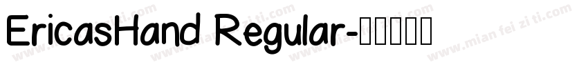 EricasHand Regular字体转换